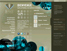 Tablet Screenshot of culture.clermont-universite.fr