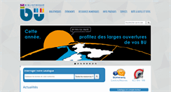 Desktop Screenshot of bibliotheque.clermont-universite.fr